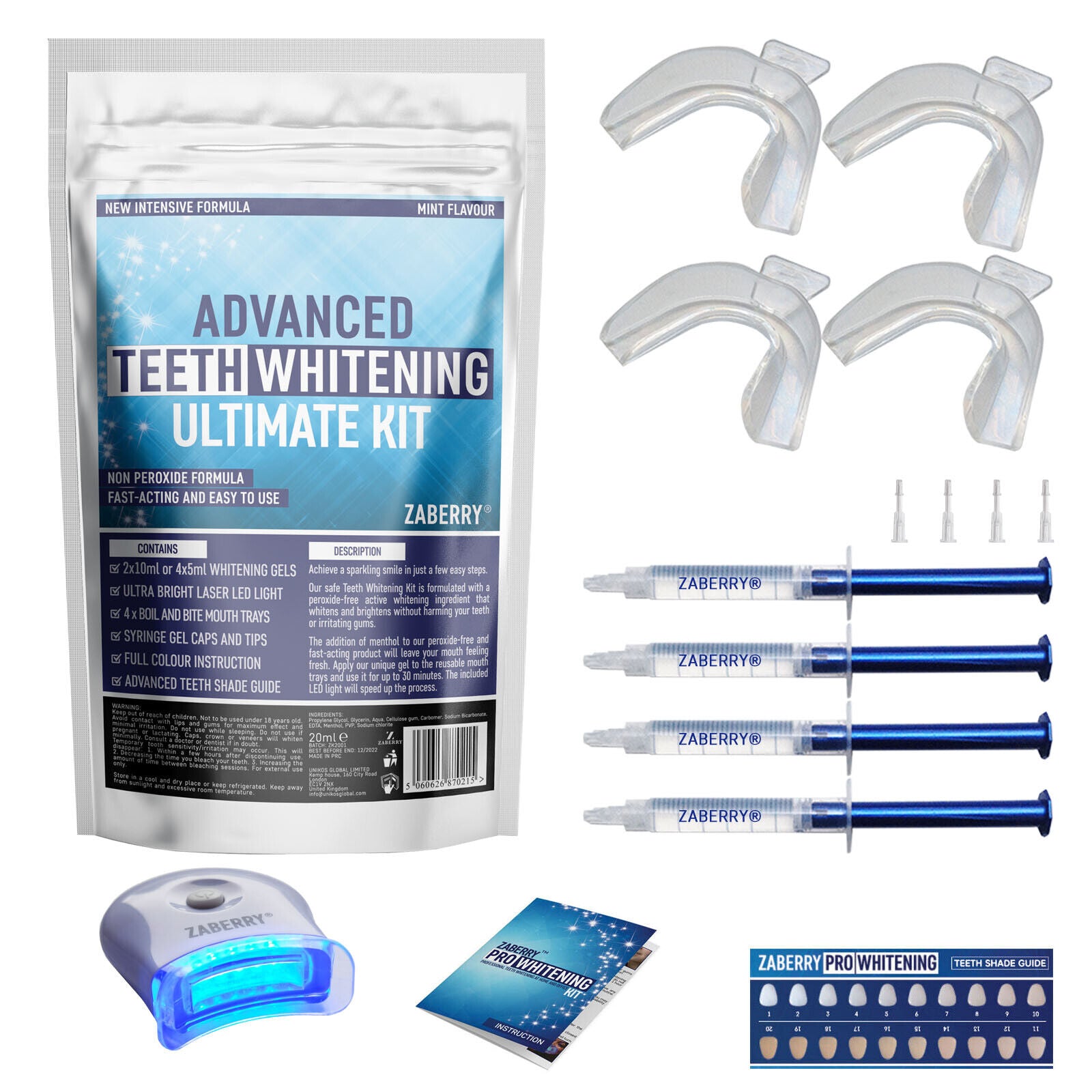 TEETH WHITENING KIT TOOTH WHITENER BLEACH WHITE DENTAL ULTIMATE KIT STRONG