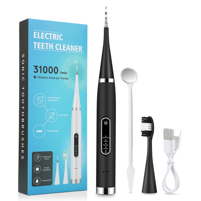 Electric Teeth Whitening Dental Calculus Scaler Plaque Coffee Stain Tartar Removal High Frequency Sonic Toothbrush Teeth Cleaner