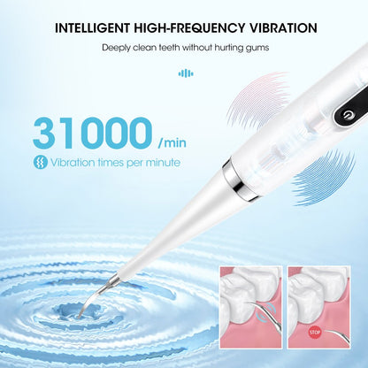 Electric Teeth Whitening Dental Calculus Scaler Plaque Coffee Stain Tartar Removal High Frequency Sonic Toothbrush Teeth Cleaner