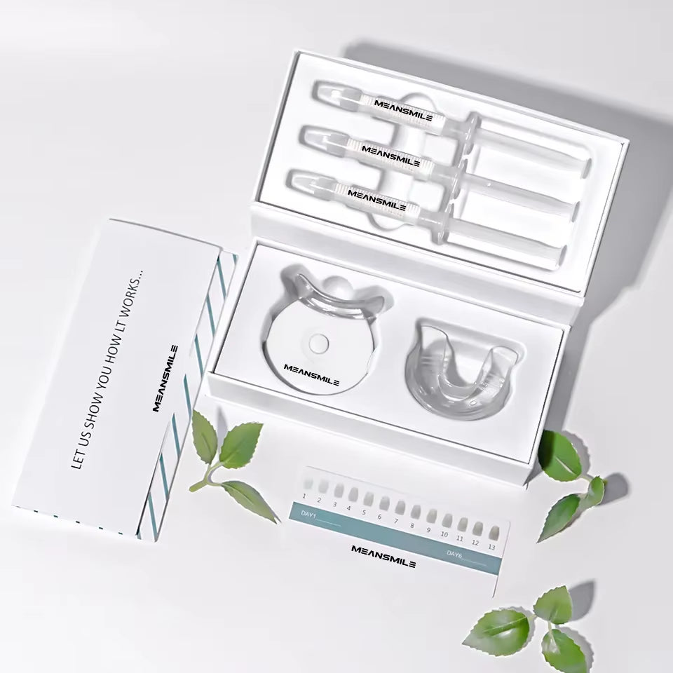 Wholesale Professional Easy White Private Logo Personal Wireless Teeth Whitening Led Kit White