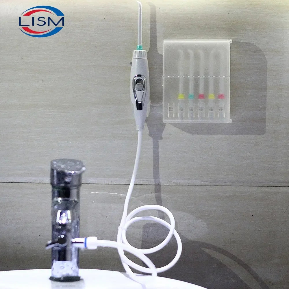 Faucet Oral Irrigator Water Jet for Cleaning Toothpick Teeth Flosser Dental Irrigator Implements Dental Flosser Tooth Cleaner