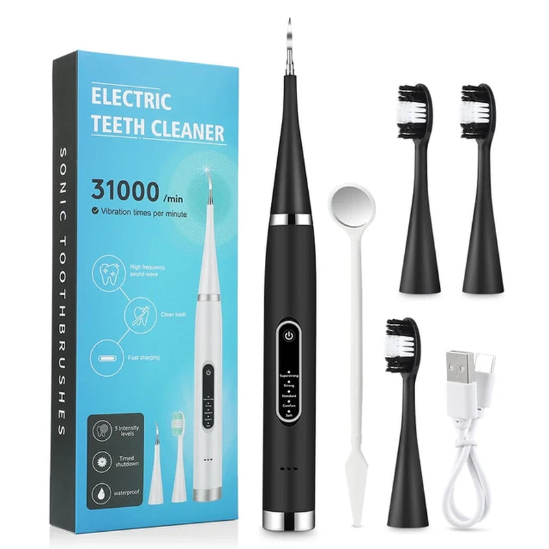 Electric Teeth Whitening Dental Calculus Scaler Plaque Coffee Stain Tartar Removal High Frequency Sonic Toothbrush Teeth Cleaner